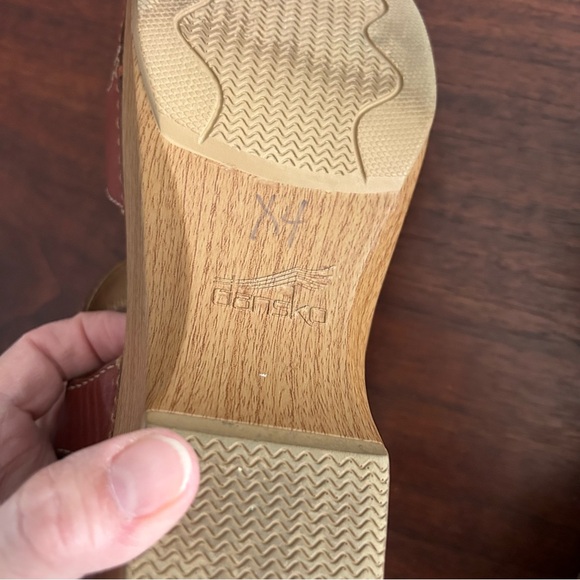 Dansko Sigrid Brown Leather Comfort Clog Sandals EU 41, US 10.5 - 11 - Picture 8 of 11
